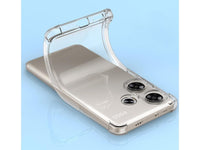 Hoch transparenter TPU Gummi Schutz Handy Hülle Clear Case klar mit verstärkten Schutzecken Bumper für das Xiaomi Poco F6 Display und Gehäuse in transparent von Screenguard