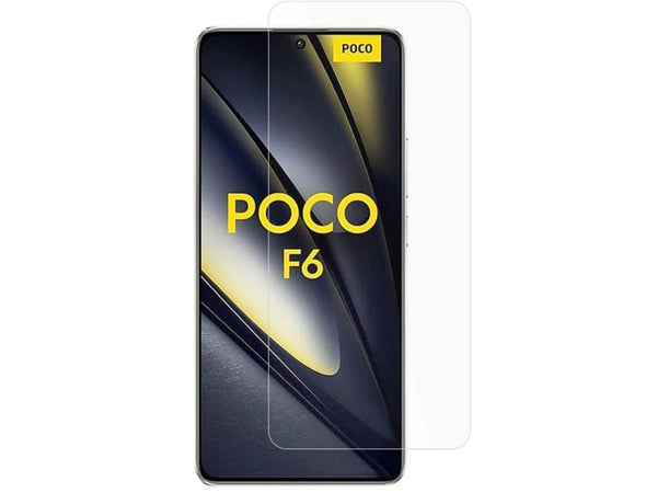 Case Friendly Screen Protector Handy Display Schutz Panzerglas Folie aus echtem 9H 2.5D Glas für Abdeckung des Xiaomi Poco F6 Displays in transparent von Screenguard