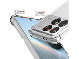 Hoch transparenter TPU Gummi Schutz Handy Hülle Clear Case klar mit verstärkten Schutzecken Bumper für das Xiaomi Poco F6 Pro Display und Gehäuse in transparent von Screenguard