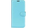 Lederhülle Karten Wallet Ledertasche Etui für Xiaomi Poco F6 Pro in hellblau von Screenguard