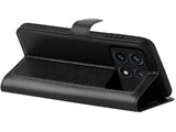 Lederhülle Karten Wallet Ledertasche Etui für Xiaomi Poco F6 Pro in schwarz von Screenguard