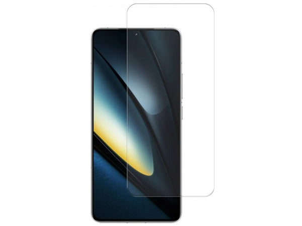Case Friendly Screen Protector Handy Display Schutz Panzerglas Folie aus echtem 9H 2.5D Glas für Abdeckung des Xiaomi Poco F6 Pro Displays in transparent von Screenguard