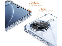 Hoch transparenter TPU Gummi Schutz Handy Hülle Clear Case klar mit verstärkten Schutzecken Bumper für das Xiaomi Poco F7 Pro Display und Gehäuse in transparent von Screenguard