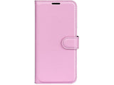 Lederhülle Karten Wallet Ledertasche Etui für Xiaomi Poco F7 Pro in rosa von Screenguard