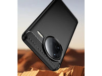 Flexible Handy Schutzhülle mit gebürster Carbon Textur auf der Rückseite für zum Schutz des Xiaomi Poco F7 Ultra  Display und Gehäuse Case in schwarz von Screenguard
