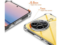 Hoch transparenter TPU Gummi Schutz Handy Hülle Clear Case klar mit verstärkten Schutzecken Bumper für das Xiaomi Poco F7 Ultra Display und Gehäuse in transparent von Screenguard