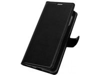 Lederhülle Karten Wallet Ledertasche Etui für Xiaomi Poco M3 in schwarz von Screenguard