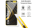 Case Friendly Screen Protector Handy Display Schutz Panzerglas Folie aus echtem 9H 2.5D Glas für Abdeckung des Xiaomi Poco M3 Displays in transparent von Screenguard