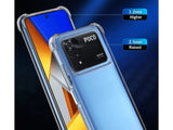 Hoch transparenter TPU Gummi Schutz Handy Hülle Clear Case klar mit verstärkten Schutzecken Bumper für das Xiaomi Poco M4 Pro 4G Display und Gehäuse in transparent von Screenguard