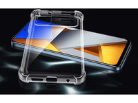 Hoch transparenter TPU Gummi Schutz Handy Hülle Clear Case klar mit verstärkten Schutzecken Bumper für das Xiaomi Poco M4 Pro 4G Display und Gehäuse in transparent von Screenguard