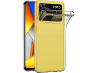 Gummi Hülle für Xiaomi Poco M4 Pro 4G aus flexiblem Soft TPU, kristallklar und transparent von Screenguard