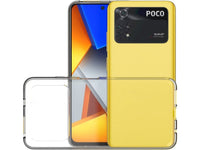 Gummi Hülle für Xiaomi Poco M4 Pro 4G aus flexiblem Soft TPU, kristallklar und transparent von Screenguard