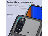 Moderne Design Hülle Cover für das Xiaomi Poco M4 Pro 4G mit Stripes zum Schutz von Kratzern, Dellen, Display aus TPU Gummi in schwarz von Screenguard