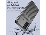 Moderne Design Hülle Cover für das Xiaomi Poco M4 Pro 4G mit Stripes zum Schutz von Kratzern, Dellen, Display aus TPU Gummi in schwarz von Screenguard