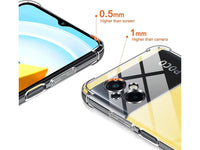 Hoch transparenter TPU Gummi Schutz Handy Hülle Clear Case klar mit verstärkten Schutzecken Bumper für das Xiaomi Poco M5 Display und Gehäuse in transparent von Screenguard