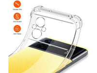 Hoch transparenter TPU Gummi Schutz Handy Hülle Clear Case klar mit verstärkten Schutzecken Bumper für das Xiaomi Poco M5 Display und Gehäuse in transparent von Screenguard