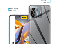 Gummi Hülle für Xiaomi Poco M5s aus flexiblem Soft TPU, kristallklar und transparent von Screenguard