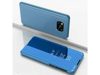 Clear View Flip Case für Xiaomi Poco X3 in blau von Screenguard