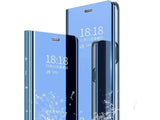 Clear View Flip Case für Xiaomi Poco X3 in blau von Screenguard