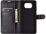 Lederhülle Karten Wallet Ledertasche Etui für Xiaomi Poco X3 in schwarz von Screenguard