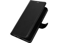 Lederhülle Karten Wallet Ledertasche Etui für Xiaomi Poco X3 in schwarz von Screenguard