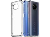 Hoch transparenter TPU Gummi Schutz Handy Hülle Clear Case klar mit verstärkten Schutzecken Bumper für das Xiaomi Poco X3 Pro Display und Gehäuse in transparent von Screenguard