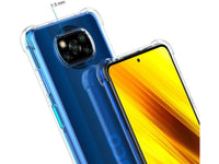 Hoch transparenter TPU Gummi Schutz Handy Hülle Clear Case klar mit verstärkten Schutzecken Bumper für das Xiaomi Poco X3 Pro Display und Gehäuse in transparent von Screenguard