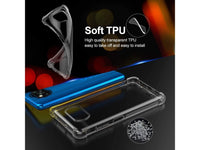 Hoch transparenter TPU Gummi Schutz Handy Hülle Clear Case klar mit verstärkten Schutzecken Bumper für das Xiaomi Poco X3 Pro Display und Gehäuse in transparent von Screenguard