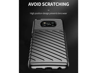 Moderne Design Hülle Cover für das Xiaomi Poco X3 Pro mit Stripes zum Schutz von Kratzern, Dellen, Display aus TPU Gummi in schwarz von Screenguard