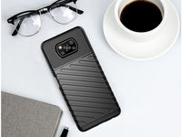 Moderne Design Hülle Cover für das Xiaomi Poco X3 Pro mit Stripes zum Schutz von Kratzern, Dellen, Display aus TPU Gummi in schwarz von Screenguard