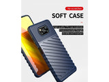 Moderne Design Hülle Cover für das Xiaomi Poco X3 Pro mit Stripes zum Schutz von Kratzern, Dellen, Display aus TPU Gummi in schwarz von Screenguard