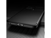 Hochwertig stabile Soft TPU Smartphone Handy Hülle im Carbon Design für Xiaomi Poco X4 GT zum Schutz des Display und Gehäuse Cover in schwarz von Screenguard