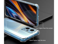 Hoch transparenter TPU Gummi Schutz Handy Hülle Clear Case klar mit verstärkten Schutzecken Bumper für das Xiaomi Poco X4 GT Display und Gehäuse in transparent von Screenguard