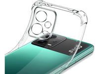 Hoch transparenter TPU Gummi Schutz Handy Hülle Clear Case klar mit verstärkten Schutzecken Bumper für das Xiaomi Poco X5 5G Display und Gehäuse in transparent von Screenguard