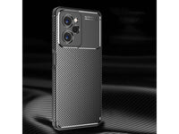 Hochwertig stabile Soft TPU Smartphone Handy Hülle im Carbon Design für Xiaomi Poco X5 Pro 5G zum Schutz des Display und Gehäuse Cover in schwarz von Screenguard