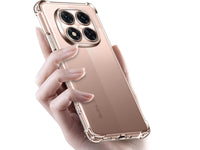 Hoch transparenter TPU Gummi Schutz Handy Hülle Clear Case klar mit verstärkten Schutzecken Bumper für das Xiaomi Poco X7 Display und Gehäuse in transparent von Screenguard