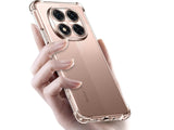 Hoch transparenter TPU Gummi Schutz Handy Hülle Clear Case klar mit verstärkten Schutzecken Bumper für das Xiaomi Poco X7 Display und Gehäuse in transparent von Screenguard