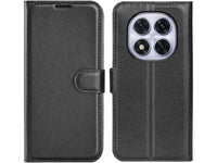 Lederhülle Karten Wallet Ledertasche Etui für Xiaomi Poco X7 in schwarz von Screenguard