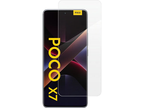 Case Friendly Screen Protector Handy Display Schutz Panzerglas Folie aus echtem 9H 2.5D Glas für Abdeckung des Xiaomi Poco X7 Displays in transparent von Screenguard