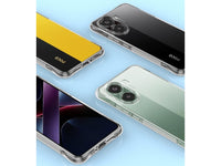 Hoch transparenter TPU Gummi Schutz Handy Hülle Clear Case klar mit verstärkten Schutzecken Bumper für das Xiaomi Poco X7 Pro Display und Gehäuse in transparent von Screenguard
