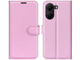 Lederhülle Karten Wallet Ledertasche Etui für Xiaomi Poco X7 Pro in rosa von Screenguard