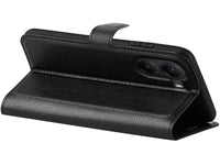 Lederhülle Karten Wallet Ledertasche Etui für Xiaomi Poco X7 Pro in schwarz von Screenguard
