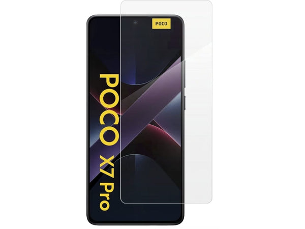Case Friendly Screen Protector Handy Display Schutz Panzerglas Folie aus echtem 9H 2.5D Glas für Abdeckung des Xiaomi Poco X7 Pro Displays in transparent von Screenguard