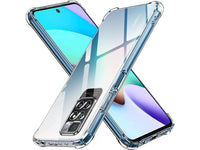 Hoch transparenter TPU Gummi Schutz Handy Hülle Clear Case klar mit verstärkten Schutzecken Bumper für das Xiaomi Redmi 10 2022 Display und Gehäuse in transparent von Screenguard