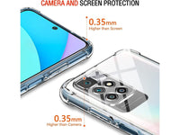 Hoch transparenter TPU Gummi Schutz Handy Hülle Clear Case klar mit verstärkten Schutzecken Bumper für das Xiaomi Redmi 10 2022 Display und Gehäuse in transparent von Screenguard