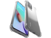 Hoch transparenter TPU Gummi Schutz Handy Hülle Clear Case klar mit verstärkten Schutzecken Bumper für das Xiaomi Redmi 10 Display und Gehäuse in transparent von Screenguard