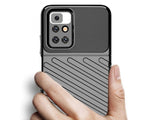 Moderne Design Hülle Cover für das Xiaomi Redmi 10 mit Stripes zum Schutz von Kratzern, Dellen, Display aus TPU Gummi in schwarz von Screenguard