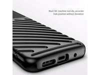 Moderne Design Hülle Cover für das Xiaomi Redmi 10 mit Stripes zum Schutz von Kratzern, Dellen, Display aus TPU Gummi in schwarz von Screenguard