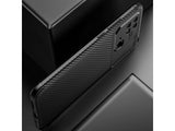 Hochwertig stabile Soft TPU Smartphone Handy Hülle im Carbon Design für Xiaomi Redmi 10C zum Schutz des Display und Gehäuse Cover in schwarz von Screenguard