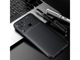 Hochwertig stabile Soft TPU Smartphone Handy Hülle im Carbon Design für Xiaomi Redmi 10C zum Schutz des Display und Gehäuse Cover in schwarz von Screenguard